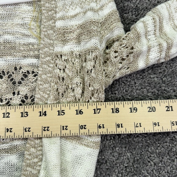 Maurices Sweater Womens Small Multicolor Open Knit Ombre Cardigan Boho Sheer - Picture 4 of 5